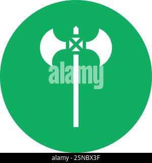 Axe Vector Icon Design Illustration Stock Vector
