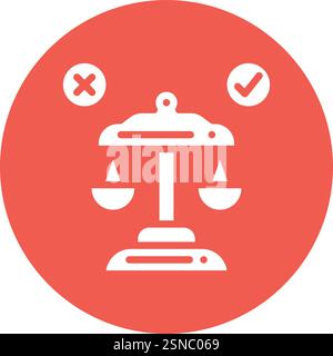 Ethics Vector Icon Design Illustration Stock Vector