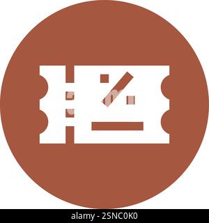 Discount Coupon Vector Icon Design Illustration Stock Vector