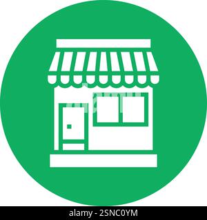 Store Vector Icon Design Illustration Stock Vector