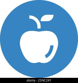 Apple Vector Icon Design Illustration Stock Vector
