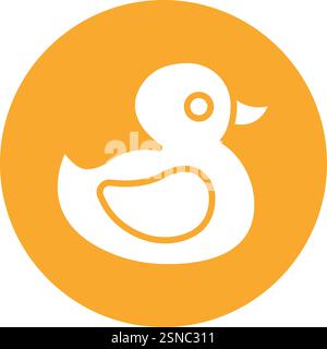 Swan Vector Icon Design Illustration Stock Vector