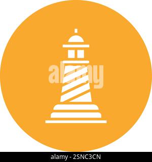 Lighthouse Vector Icon Design Illustration Stock Vector