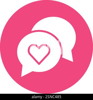 Chat Vector Icon Design Illustration Stock Vector