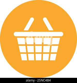 Picnic Basket Vector Icon Design Illustration Stock Vector