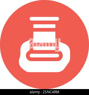 Oil Leakage Vector Icon Design Illustration Stock Vector