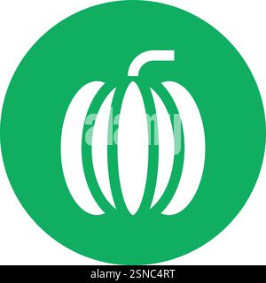 Pumpkin Vector Icon Design Illustration Stock Vector