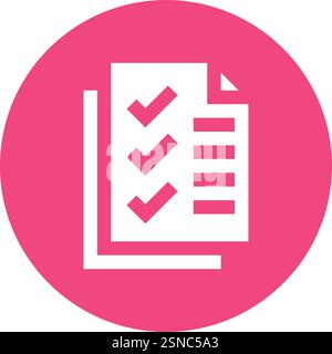 Todo List Vector Icon Design Illustration Stock Vector