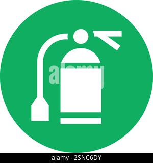Extinguisher Vector Icon Design Illustration Stock Vector