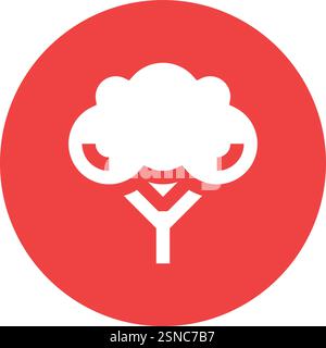 Broccoli Vector Icon Design Illustration Stock Vector