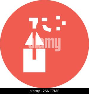 Spray bottle Vector Icon Design Illustration Stock Vector