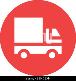 Cargo Delivery Tr Vector Icon Design Illustration Stock Vector
