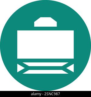 Paper Bag Vector Icon Design Illustration Stock Vector