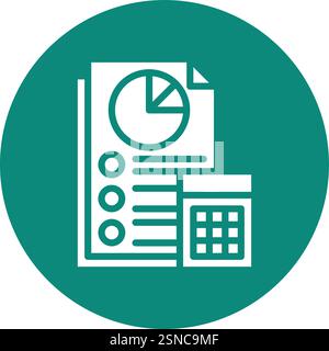 Accounting Vector Icon Design Illustration Stock Vector