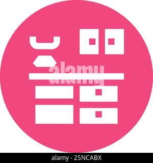 Kitchen Vector Icon Design Illustration Stock Vector