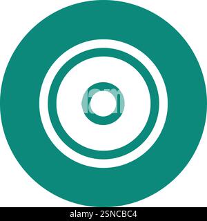 Plate Vector Icon Design Illustration Stock Vector