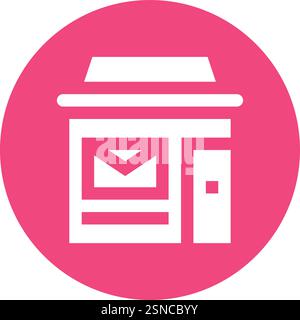Cargo Post Office Vector Icon Design Illustration Stock Vector