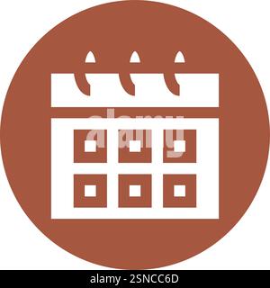 Calendar Schedule Vector Icon Design Illustration Stock Vector
