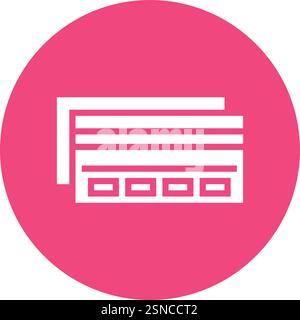 Credit card Vector Icon Design Illustration Stock Vector