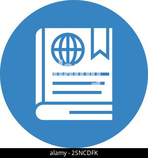 Journal Vector Icon Design Illustration Stock Vector