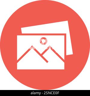Photo Vector Icon Design Illustration Stock Vector