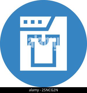 Cleaning service website Vector Icon Design Illustration Stock Vector