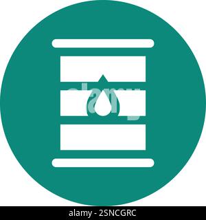 Eco Barrel Vector Icon Design Illustration Stock Vector