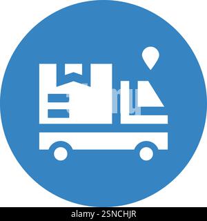 Route Location Tr Vector Icon Design Illustration Stock Vector