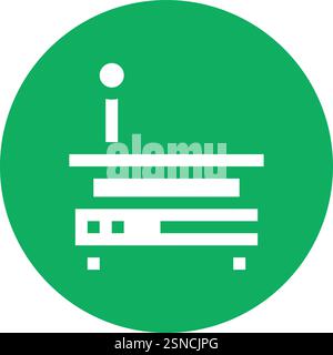 Weight Scale Vector Icon Design Illustration Stock Vector