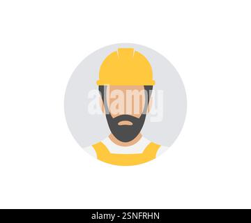 Construction worker business person project manager engineer architect icon. Construction engineer, Construction Worker, Employee, Labour. Stock Vector