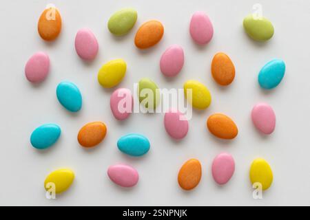 Colourful Easter candy, chocolate dagrees Stock Photo