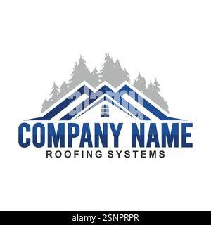 home service vector logo template. this design suitable for home services and repair Stock Vector