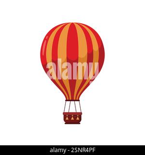 Air ballon. Cartoon style. Funny drawing for children Stock Vector