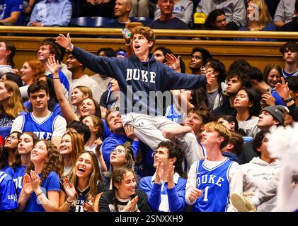 February 12, 2025 Duke fans. NCAA basketball game between University