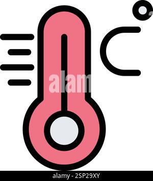 Celsius Vector Icon Design Illustration Stock Vector