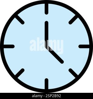 Clock Vector Icon Design Illustration Stock Vector