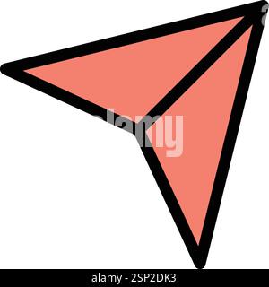 Send Vector Icon Design Illustration Stock Vector