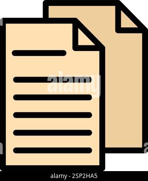 File Vector Icon Design Illustration Stock Vector