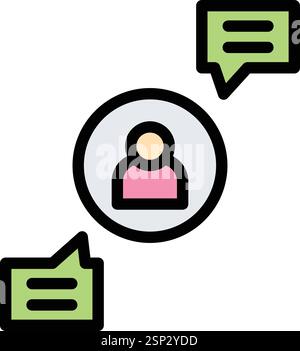 Social Media Vector Icon Design Illustration Stock Vector