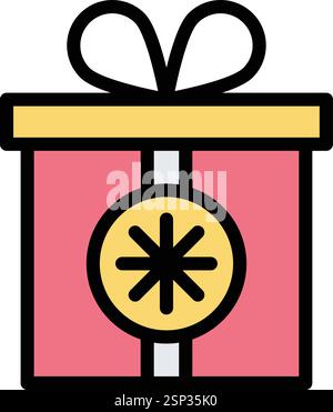Gift Vector Icon Design Illustration Stock Vector