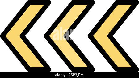 Fast Backward Vector Icon Design Illustration Stock Vector