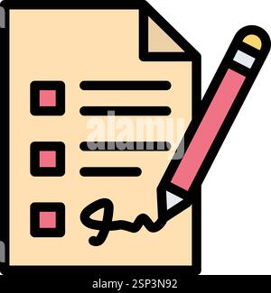 Contract signing icon vector logo set collection or bundle pack group ...