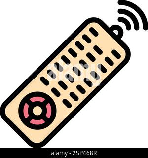 Remote control Vector Icon Design Illustration Stock Vector