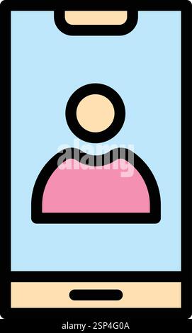 Account Vector Icon Design Illustration Stock Vector