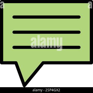 Comment Vector Icon Design Illustration Stock Vector