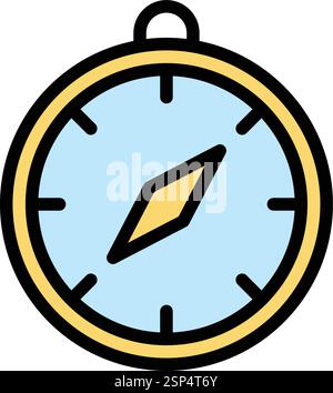Compass Vector Icon Design Illustration Stock Vector