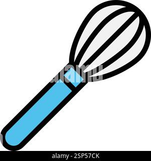Whisk Vector Icon Design Illustration Stock Vector