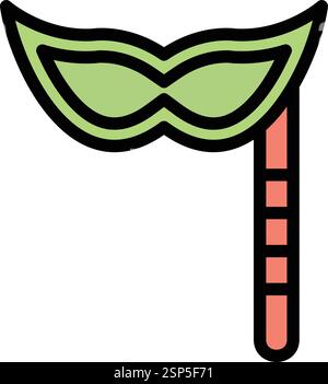 Mask Vector Icon Design Illustration Stock Vector