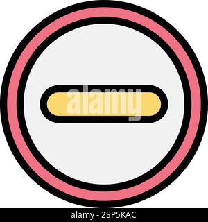 No entry Vector Icon Design Illustration Stock Vector
