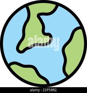 Globe Vector Icon Design Illustration Stock Vector